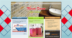 Desktop Screenshot of fliesen-traum.de